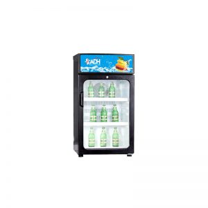 ADH ASC 125 Liters Glass Door Chiller Refrigerator- Black