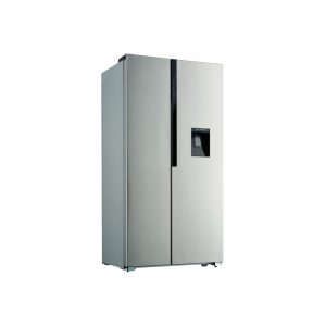 ADH BCD-658 Liters Double Door Refrigerator With A Water Dispenser-Silver