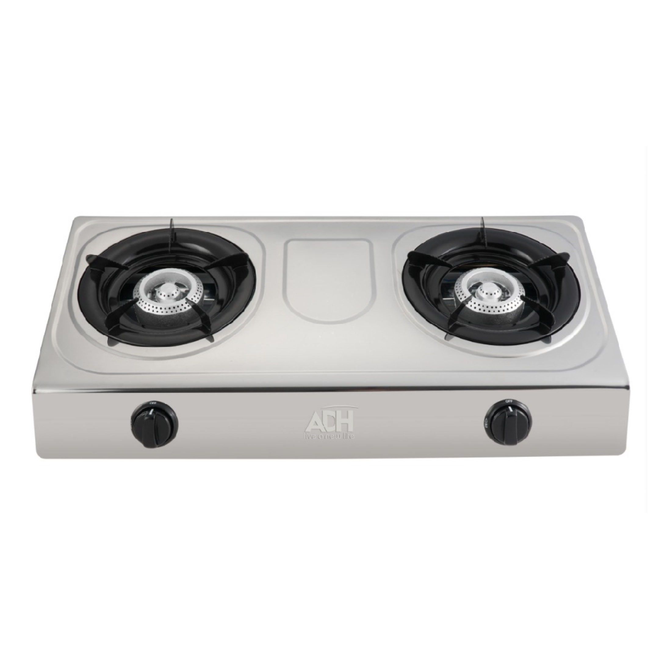 ADH Gas Stove With Stainless Steel Top And 2 Burners