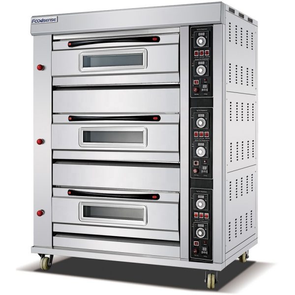 ADH Tripple Deck Commercial Baking Oven 6 Trays